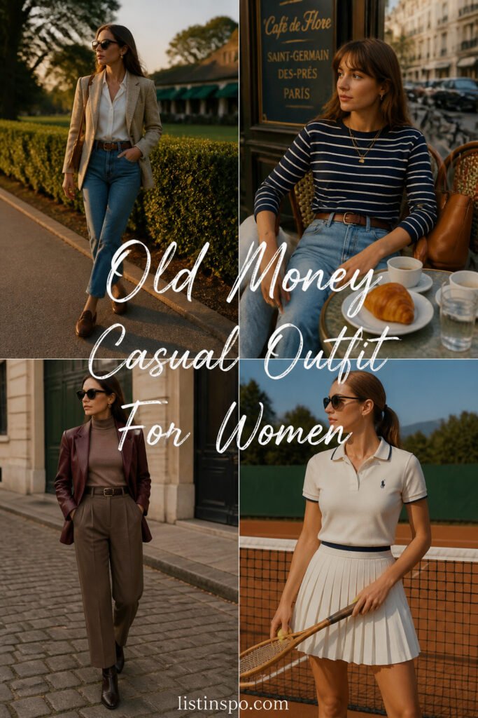 25 Fun Old Money Casual Outfit For Women to Try Now