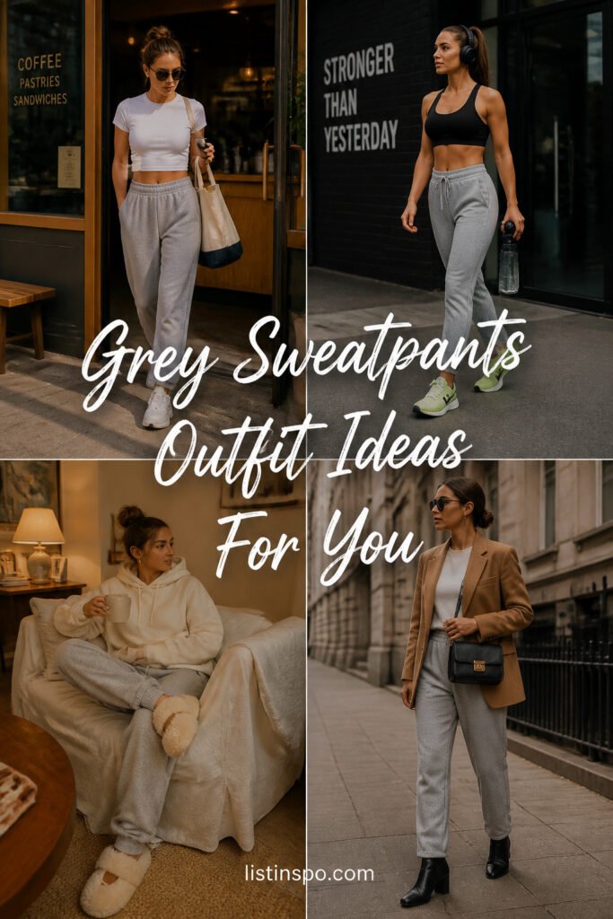 15 Top Grey Sweatpants Outfit Women for Any Occasion