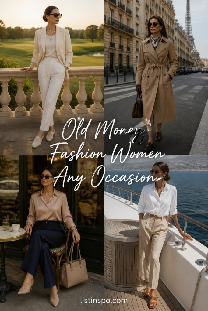 15 Easy Old Money Fashion Women for Any Occasion
