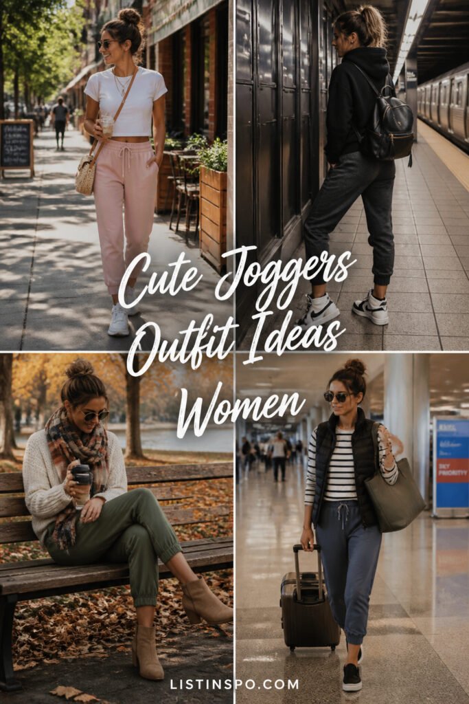 10 Fun Cute Joggers Outfit Women You Will Love
