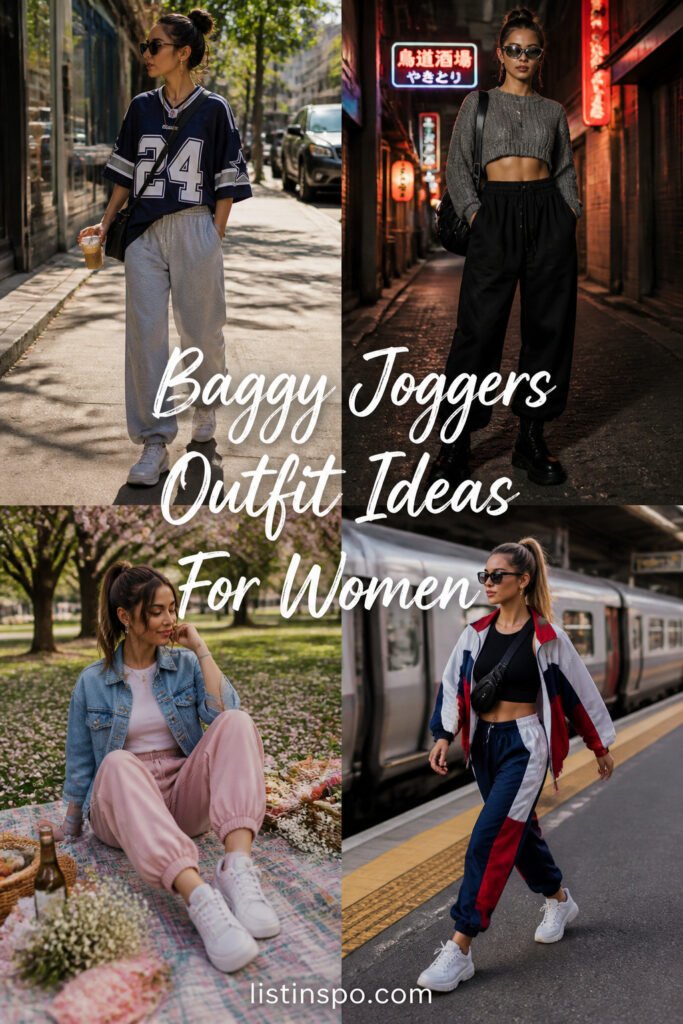 15 Easy Baggy Joggers Outfit Women for Women