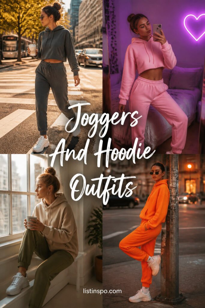 20 Quick Joggers And Hoodie Outfit Women That Slay