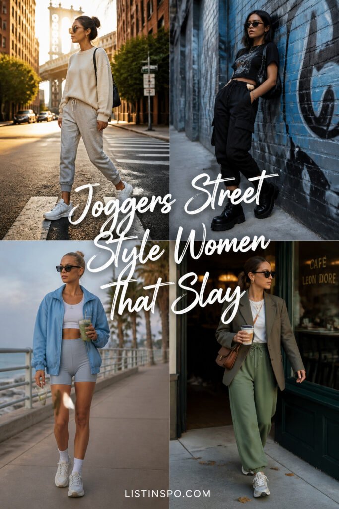 20 Easy Joggers Street Style Women That Slay