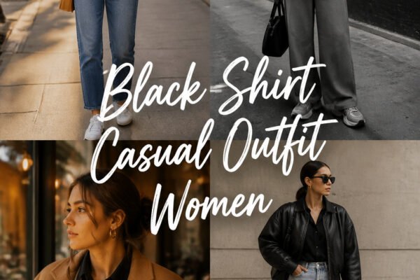 15 Fun Black Shirt Outfit Casual Women for Women