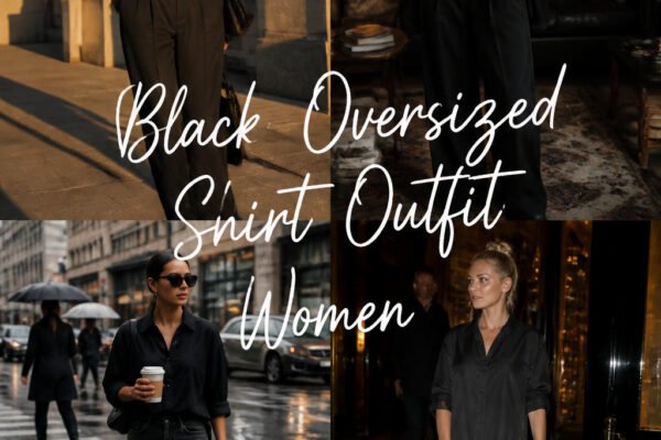 15 Easy Black Oversized Shirt Outfit Women for Any Occasion