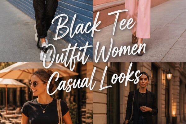 12 Top Black Tee Outfit Women Casual That Look Expensive