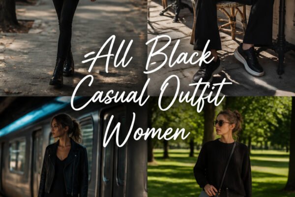 20 Fun All Black Casual Outfit Women for Everyday Wear