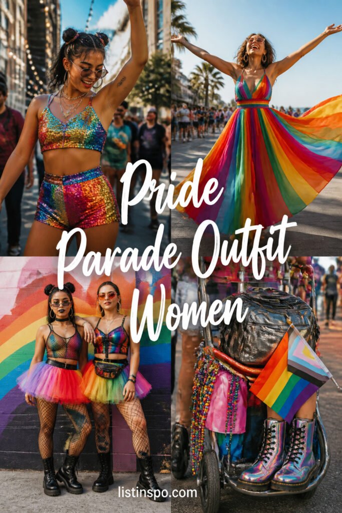 10 Fun Pride Parade Outfit Women That Are Trending