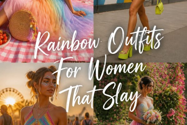 20 Quick Rainbow Outfit Ideas Women That Slay
