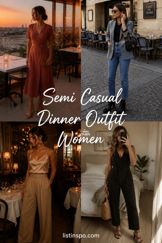 10 Fun Semi Casual Dinner Outfit Women That Are Trending
