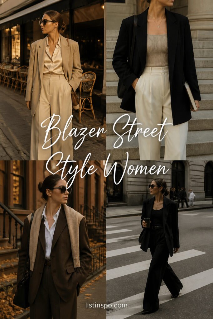 25 Cool Blazer Street Style Women That Work