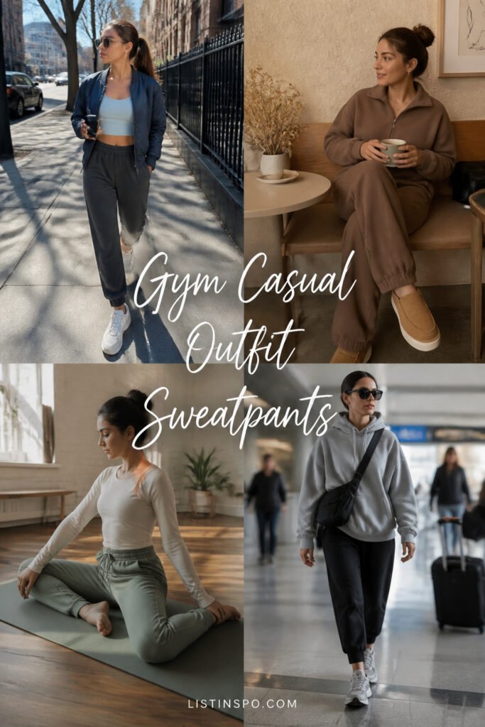 25 Fun Gym Casual Outfit Sweatpants to Try Now