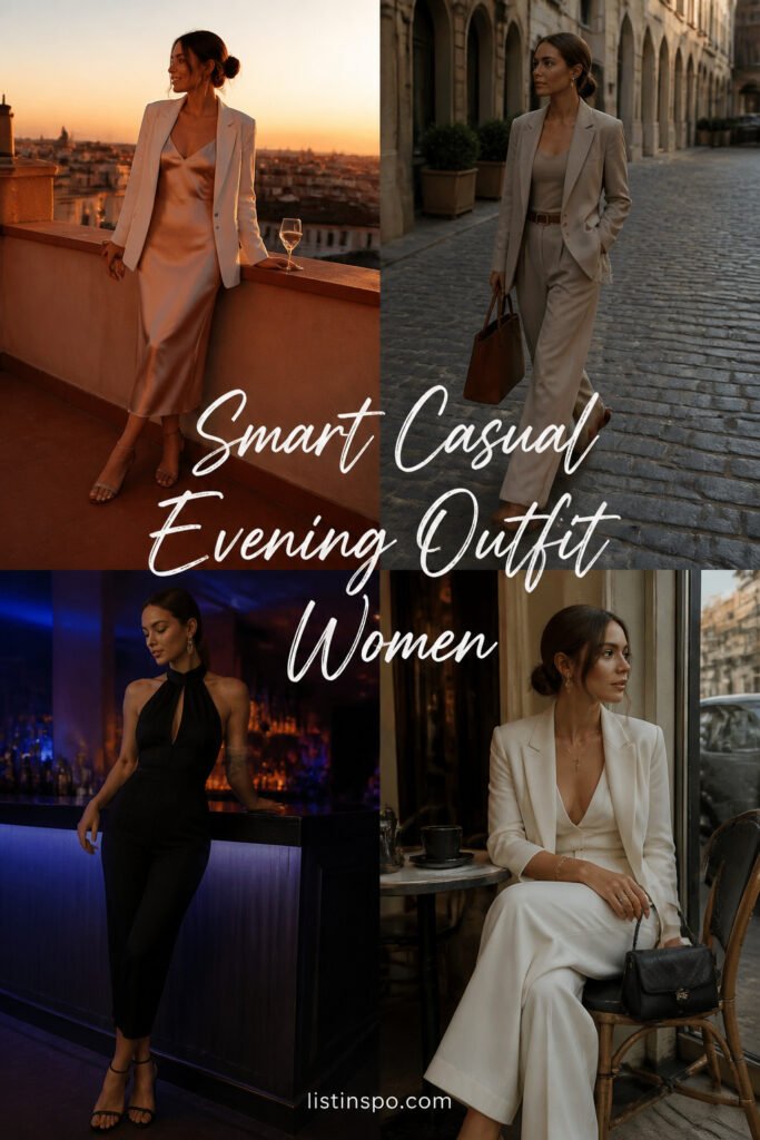 20 Quick Smart Casual Evening Outfit Women That Slay
