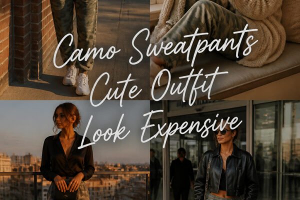 12 Easy Camo Sweatpants Cute Outfit That Look Expensive