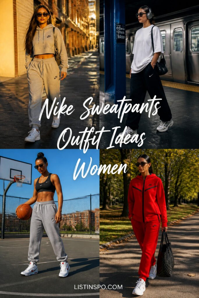 15 Cool Nike Sweatpants Outfit Women for Any Occasion