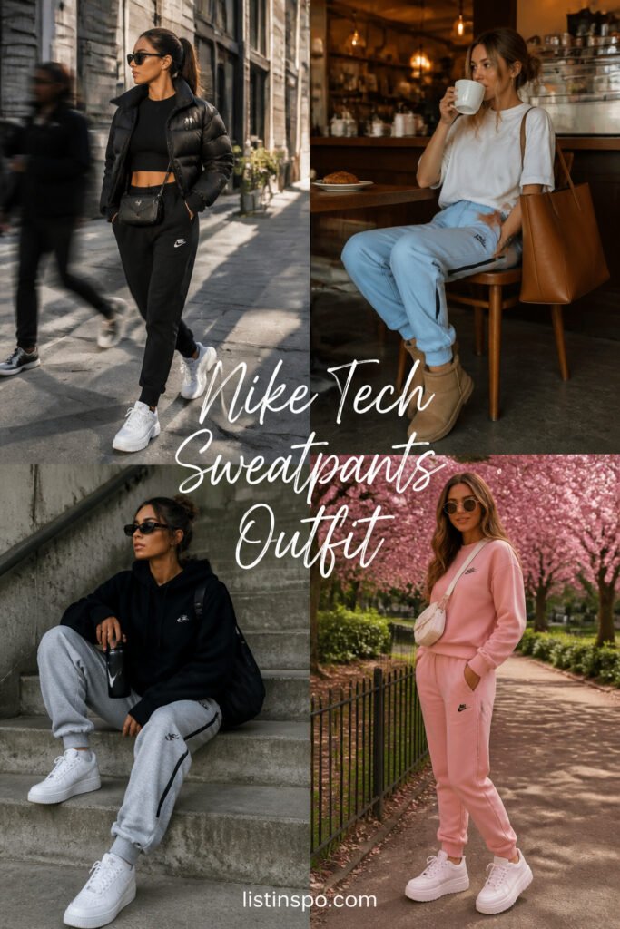 25 Best Nike Tech Sweatpants Outfit to Try Now