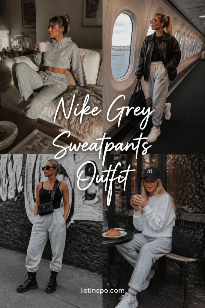 12 Fun Nike Grey Sweatpants Outfit Worth Trying