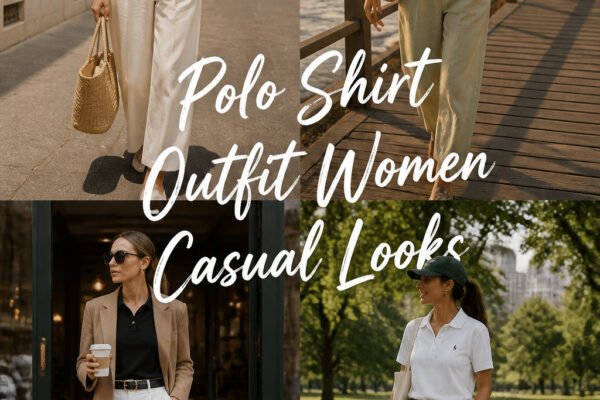 12 Fun Polo Shirt Outfit Women Casual Worth Trying