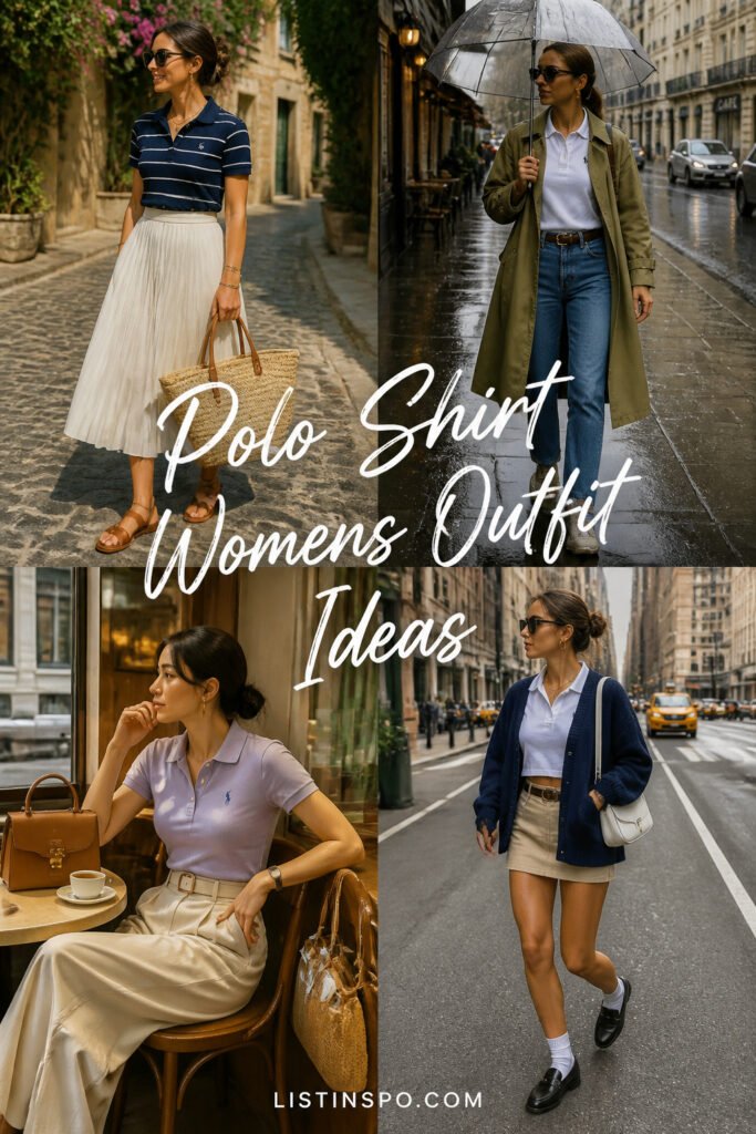 10 Top Polo Shirt Womens Outfit Ideas You Will Love