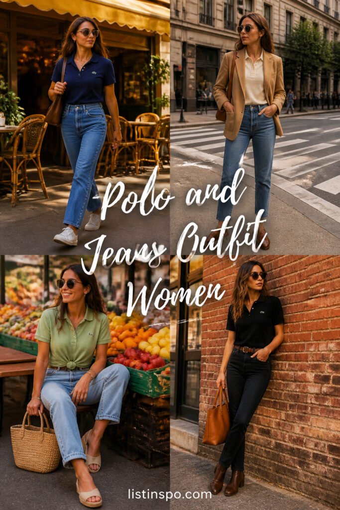 12 Fun Polo And Jeans Outfit Women Worth Trying