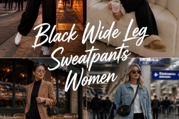 15 Fun Black Wide Leg Sweatpants Women for Any Occasion