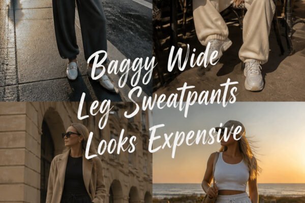 12 Fun Baggy Wide Leg Sweatpants Look That Look Expensive