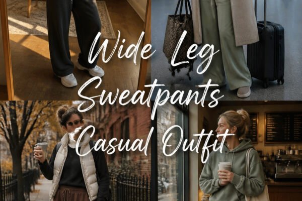 12 Top Wide Leg Sweatpants Casual Outfit Worth Trying