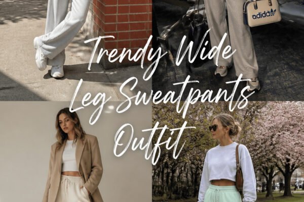 20 Cool Trendy Wide Leg Sweatpants Outfit That Slay