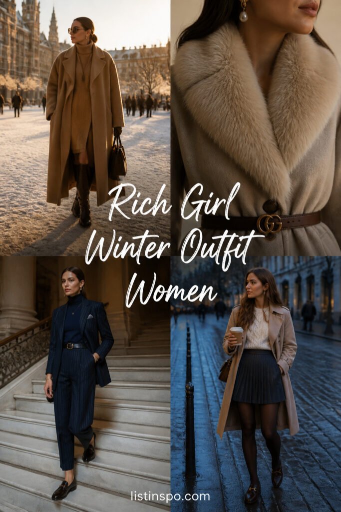 25 Easy Rich Girl Winter Outfit Women to Try Now