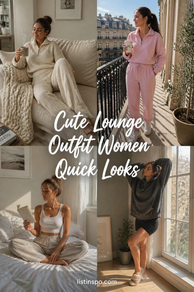 25 Quick Cute Lounge Outfit Women That Work