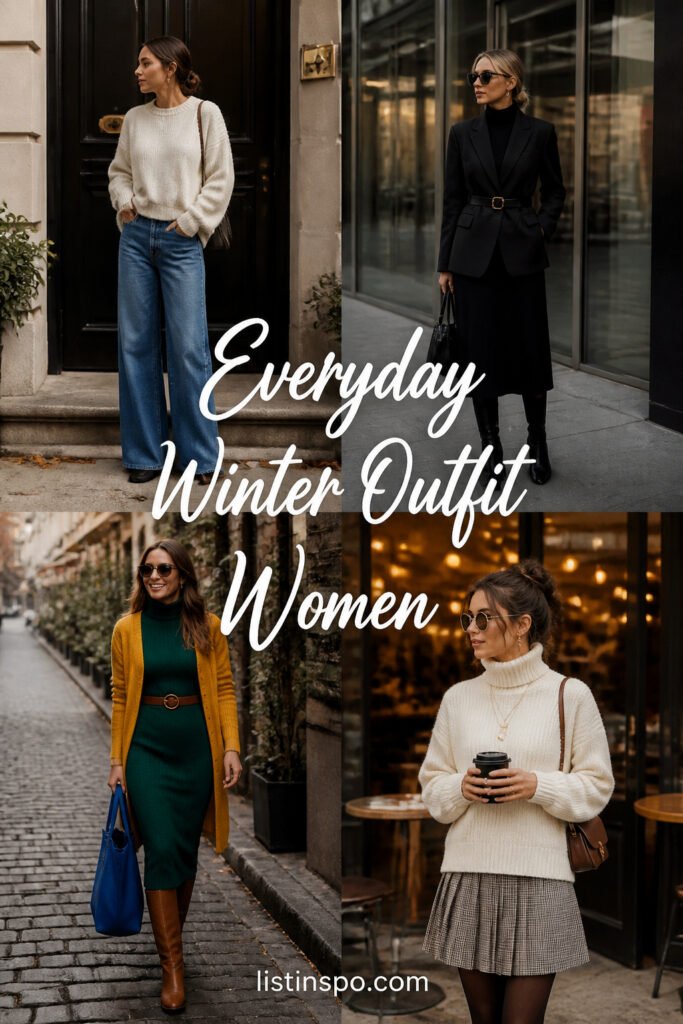 10 Cool Everyday Winter Outfit Women You Will Love
