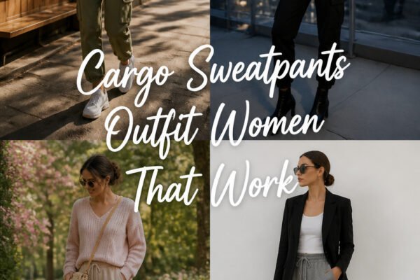 25 Easy Cargo Sweatpants Outfit Women That Work