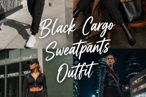 10 Best Black Cargo Sweatpants Outfit That Are Trending