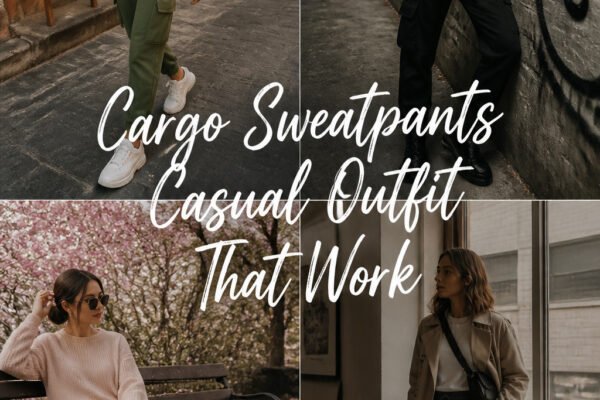 25 Cool Cargo Sweatpants Casual Outfit That Work