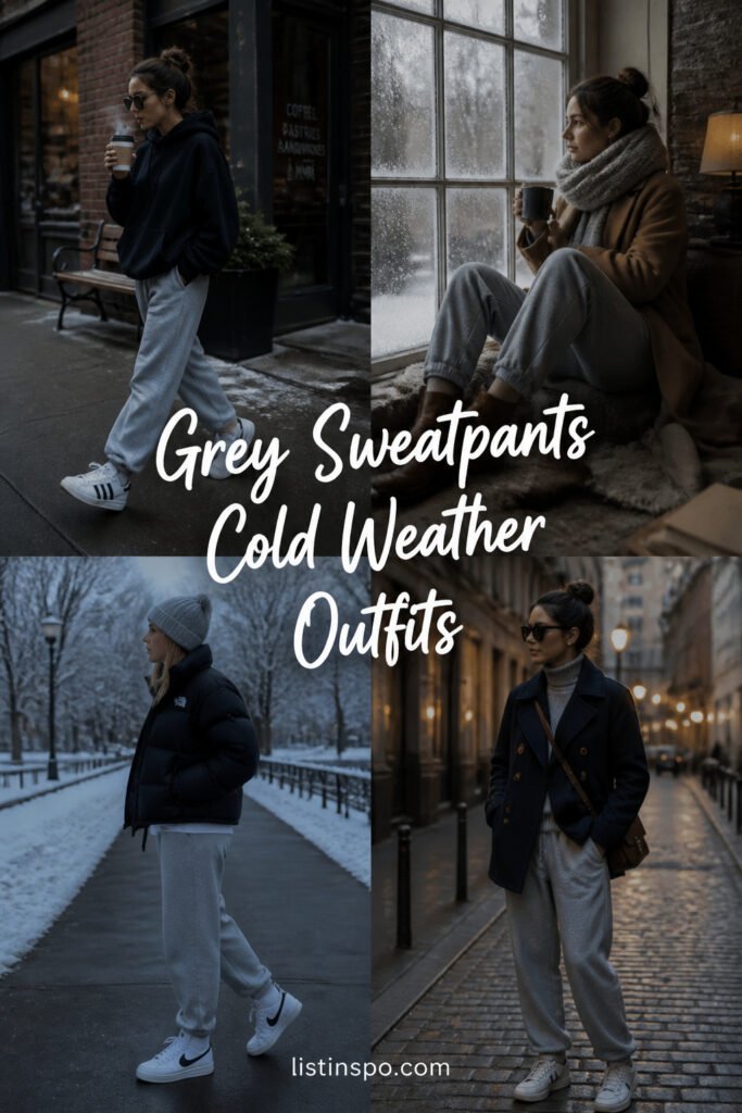 15 Fun Grey Sweatpants Cold Weather Outfit for Any Occasion