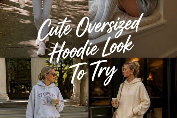 25 Fun Cute Oversized Hoodie Look to Try Now