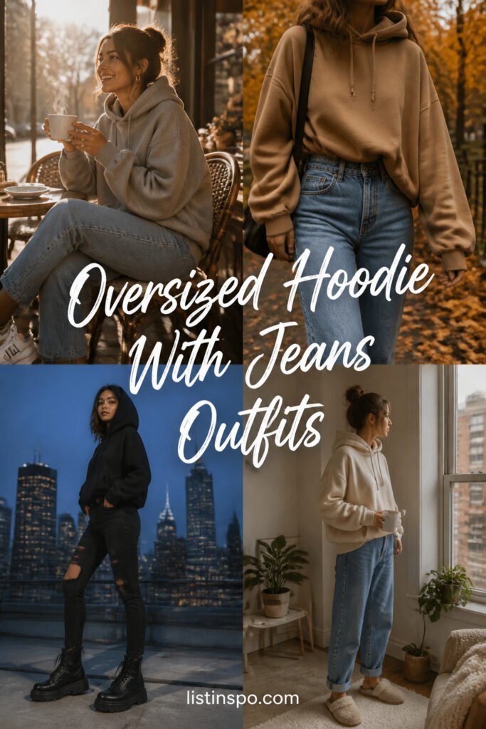 10 Best Oversized Hoodie With Jeans Outfit That Are Trending