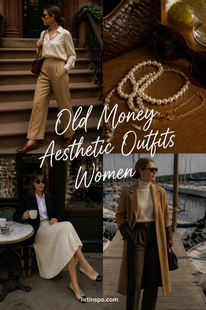 20 Quick Old Money Aesthetic Outfit Women for Everyday Wear