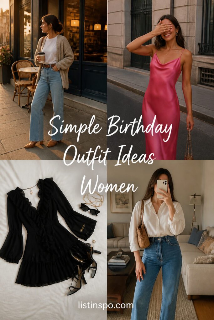 12 Easy Simple Birthday Outfit Ideas Women