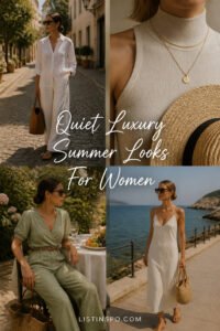 12 Fun Quiet Luxury Summer Look Women Worth Trying