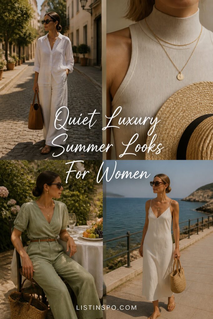 12 Fun Quiet Luxury Summer Look Women Worth Trying